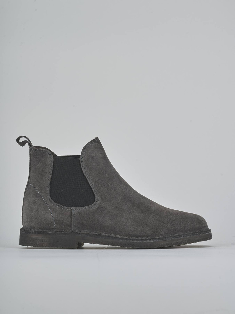 Botines gris ante