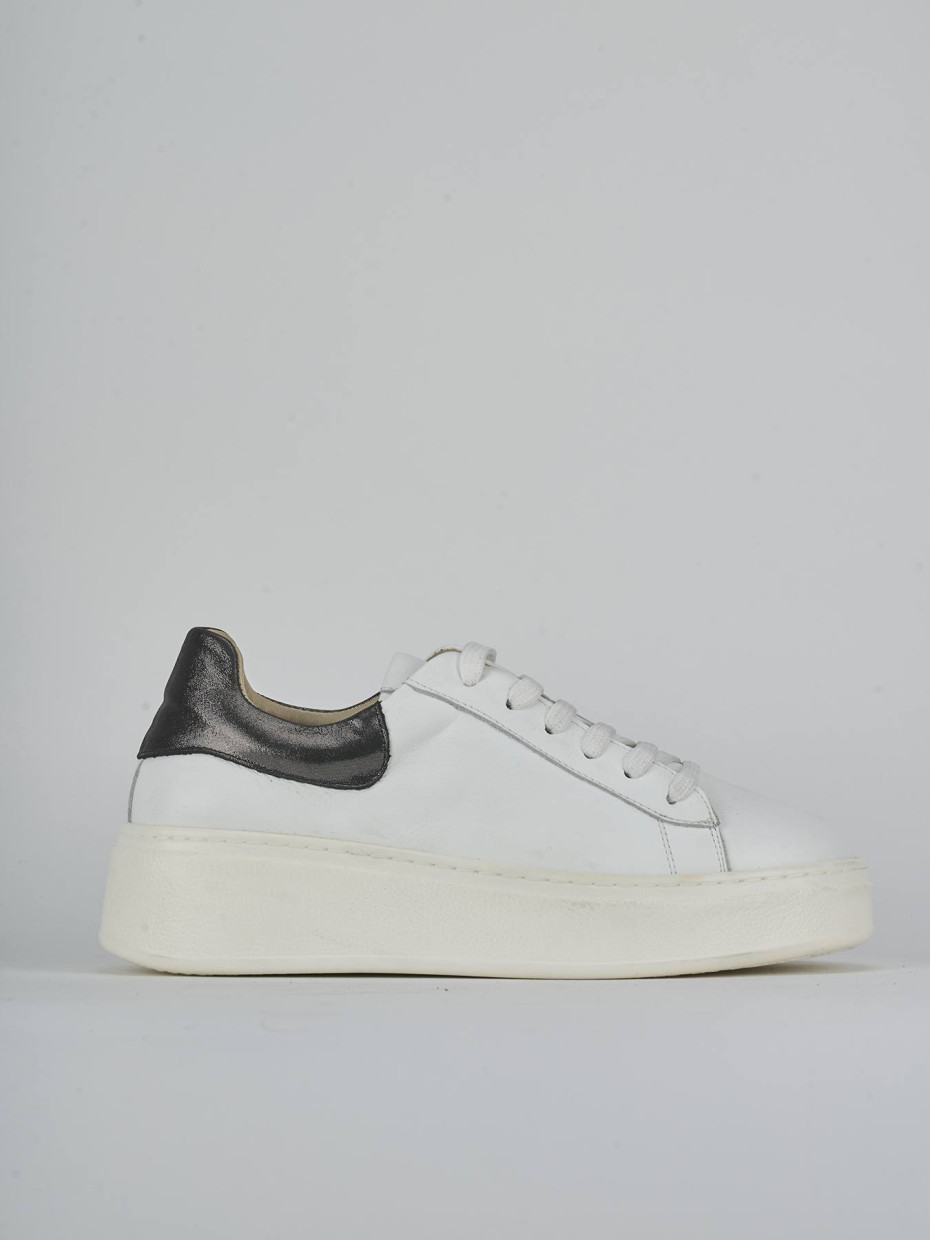 Sneakers pelle bianco