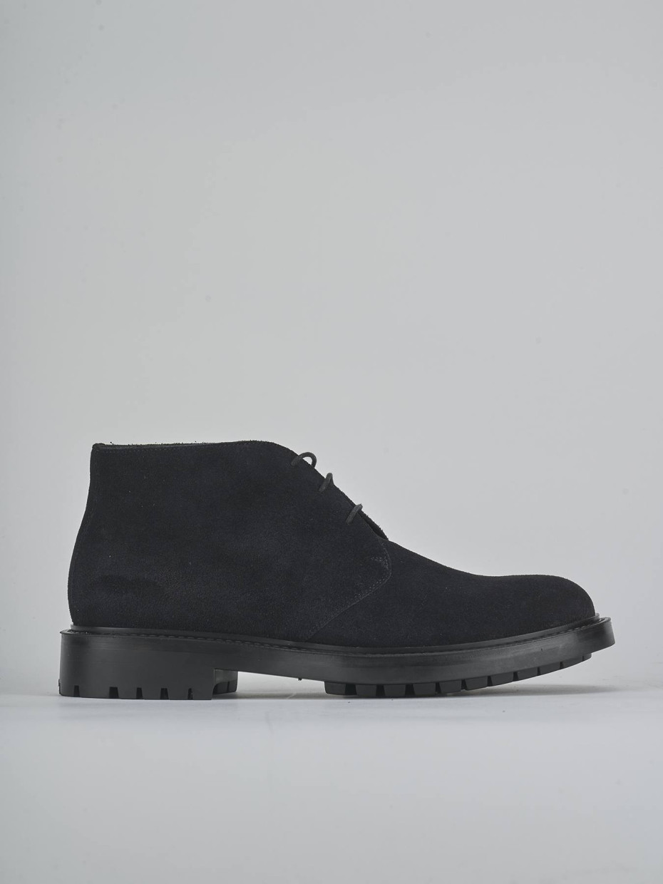 Botas militares azul ante