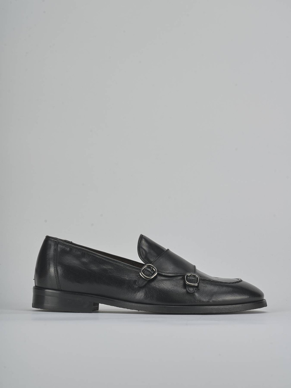 Stringate pelle nero