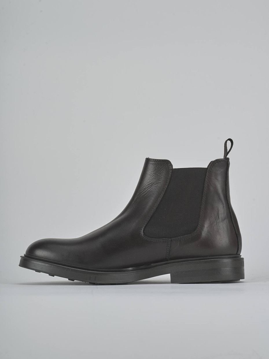 Botines marrón oscuro cuero