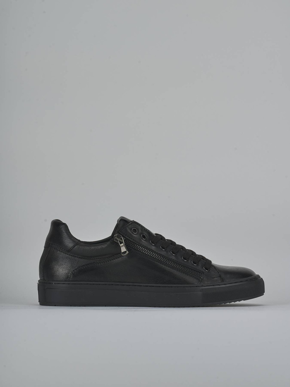 Sneakers pelle nero