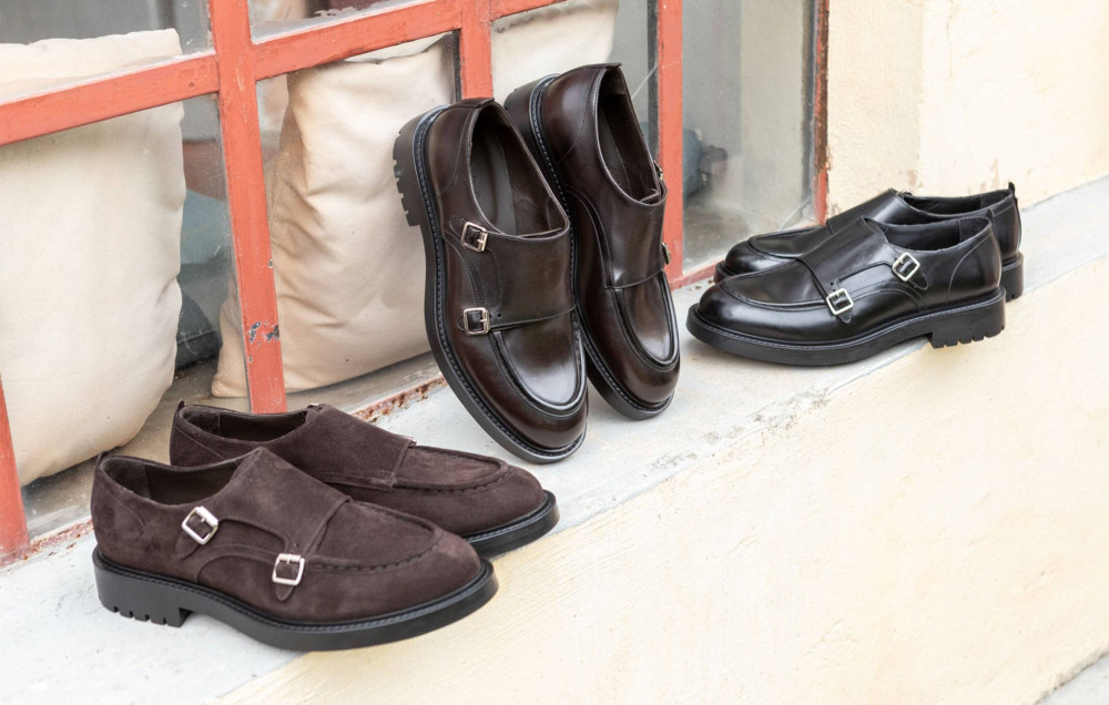 Zapatos de cordones marrón oscuro cuero