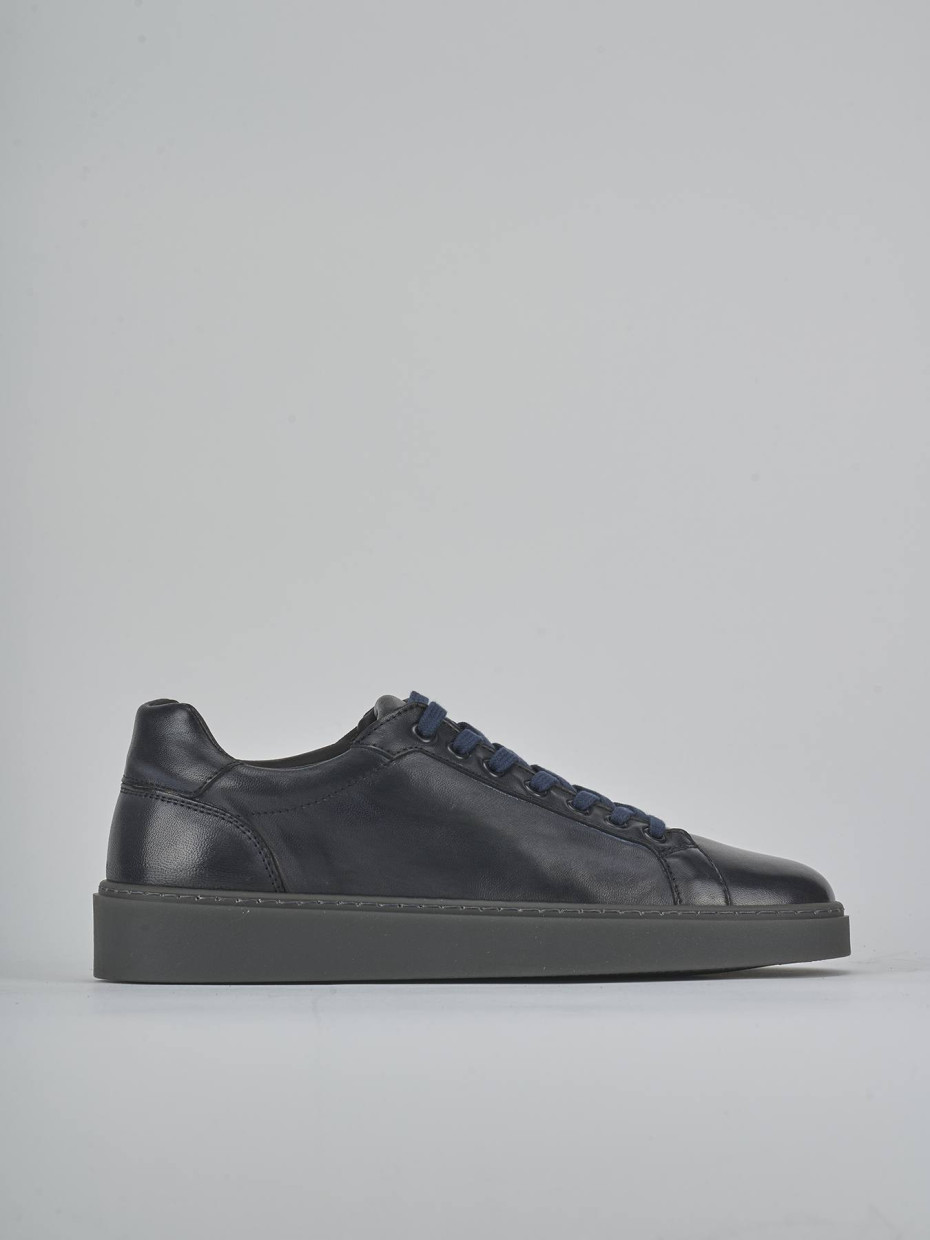 Sneakers blu leather