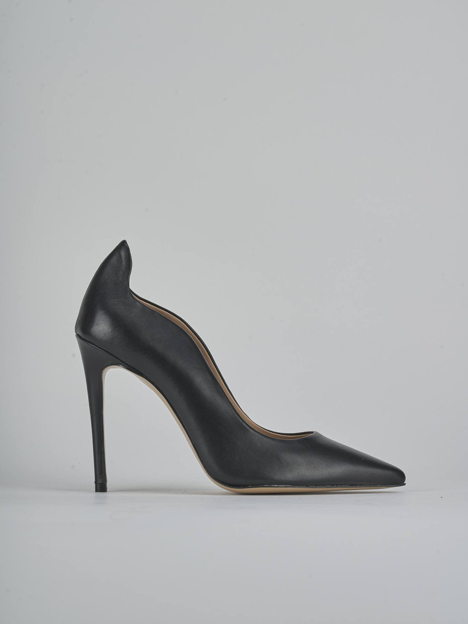 Décolleté tacco 10cm pelle nero