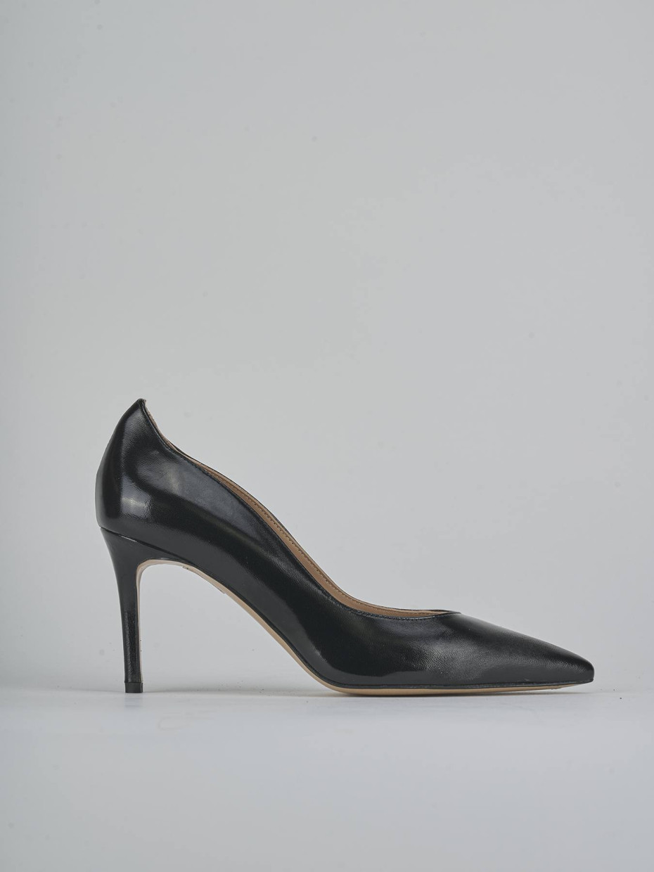 Décolleté tacco 7cm vernice nero