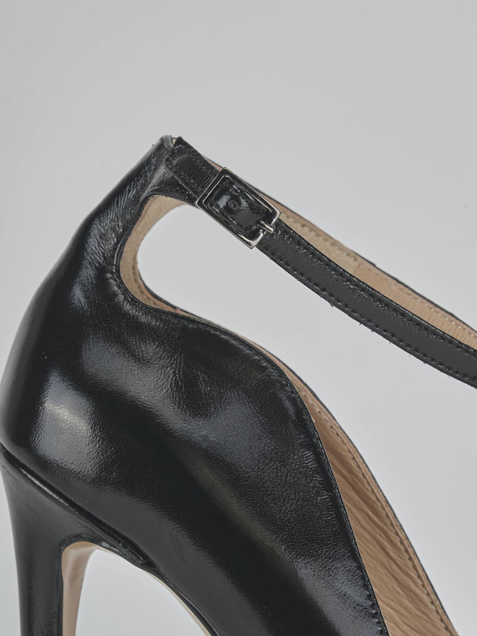 Décolleté tacco 10cm vernice nero