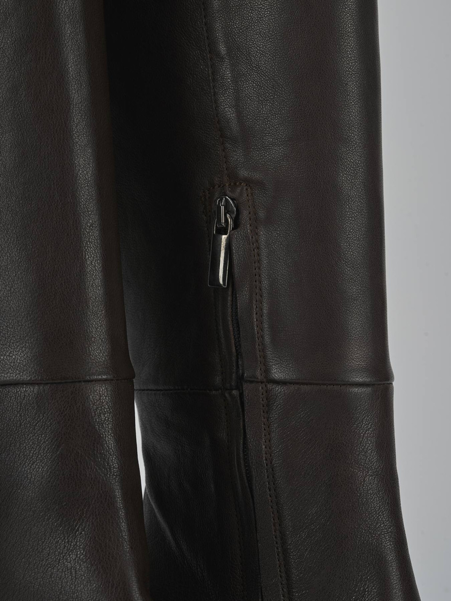 Stivali tacco 8cm pelle testa