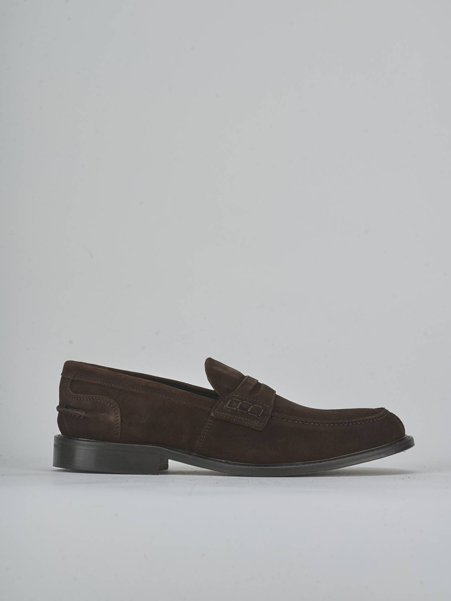 Mocasines marrón oscuro ante