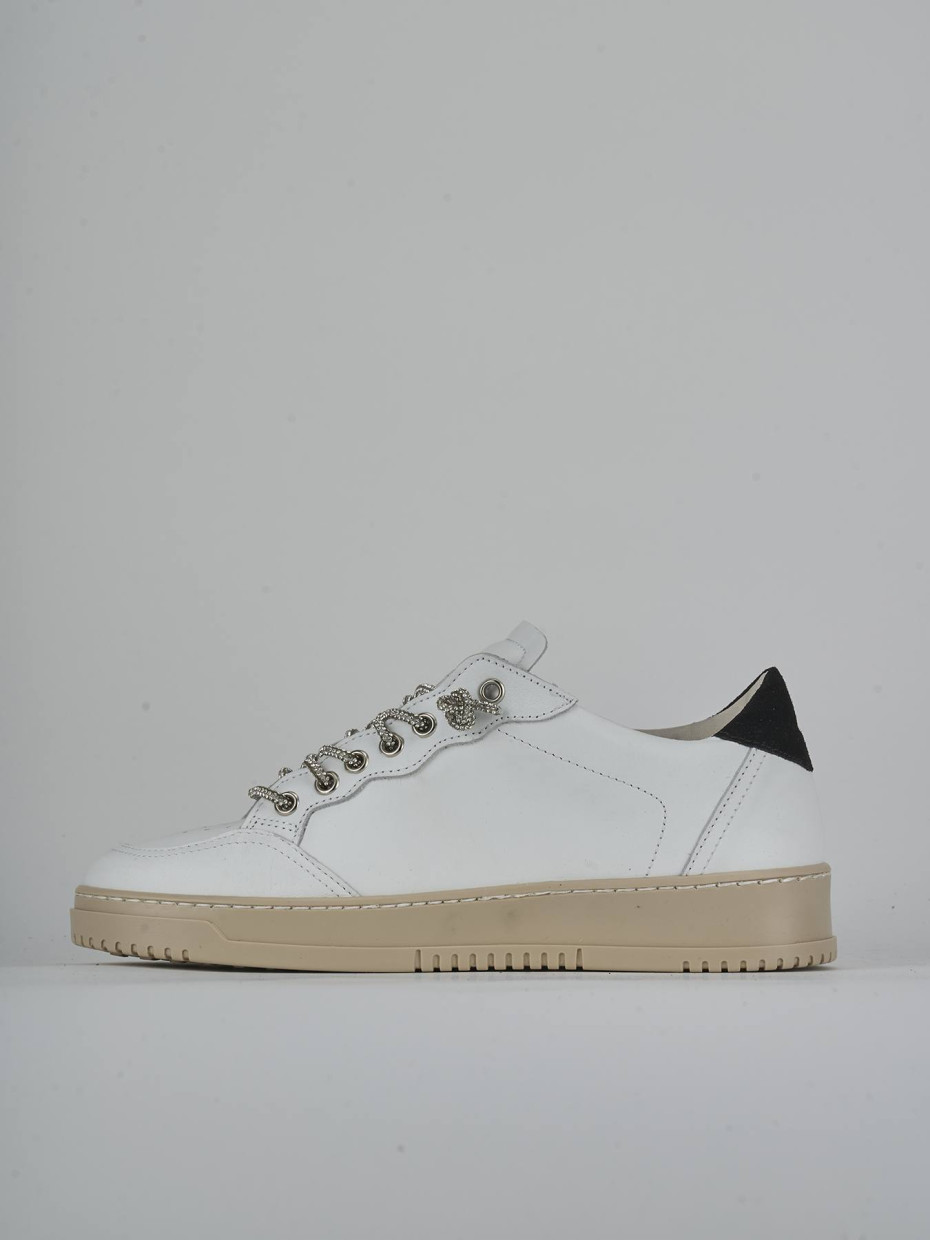 Sneakers pelle bianco