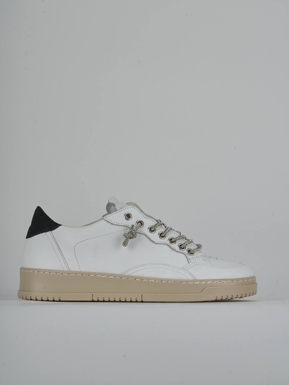 Sneakers pelle bianco