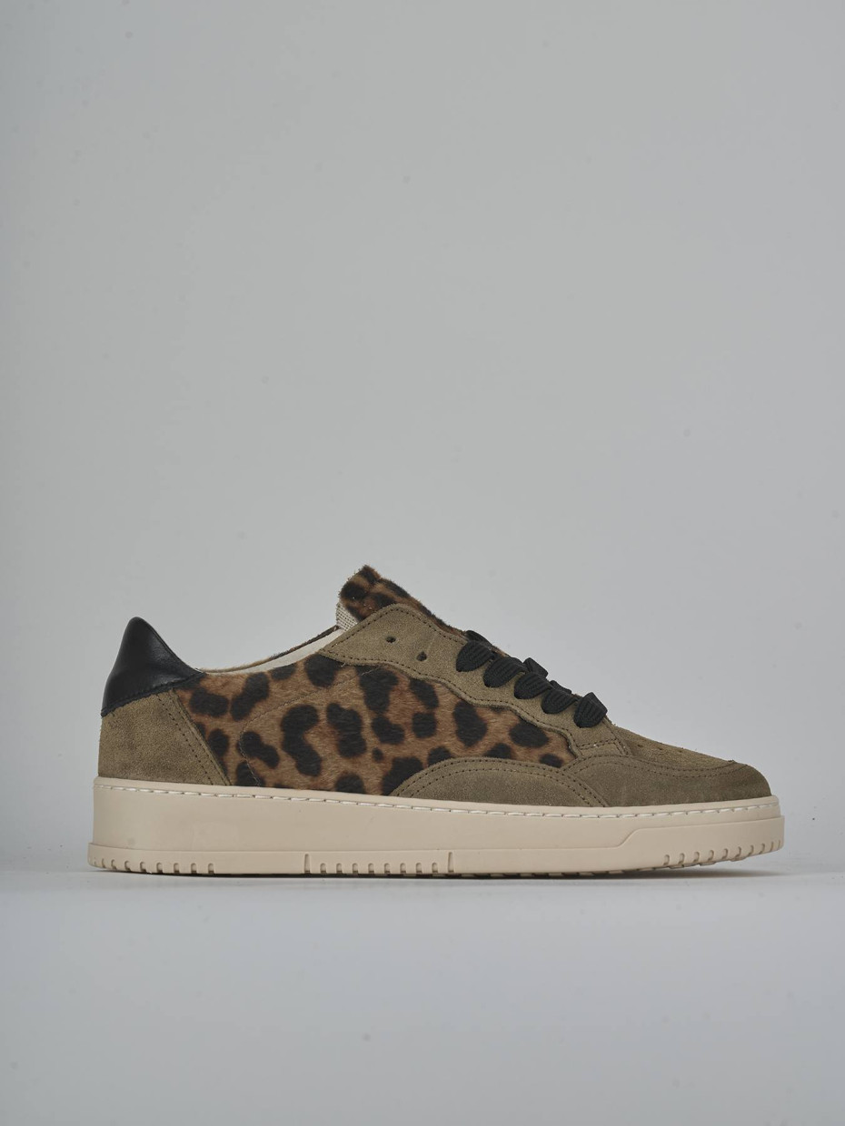 Sneakers camoscio beige