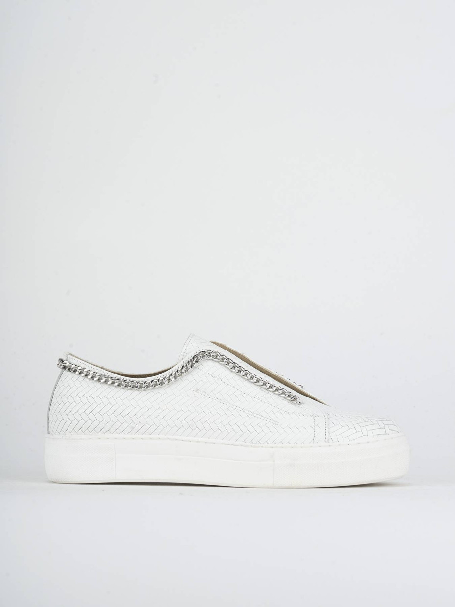Sneakers white leather