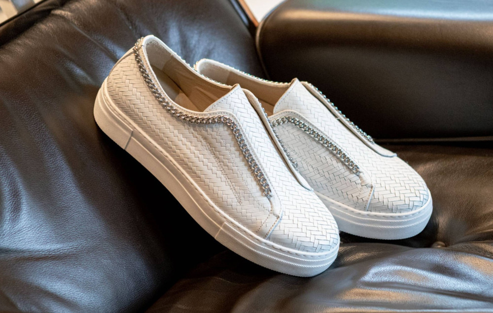Sneakers white leather
