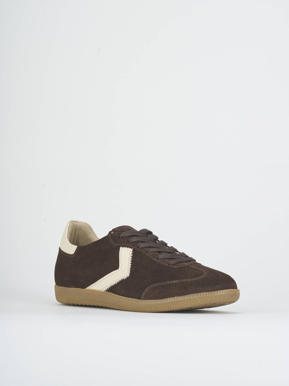 Sneakers dark brown suede