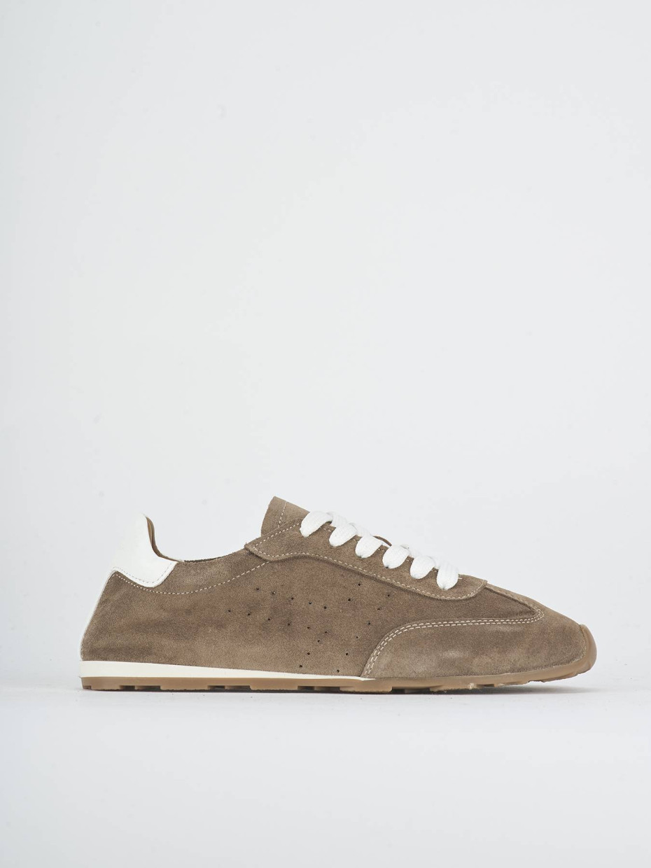 Sneakers camoscio marrone