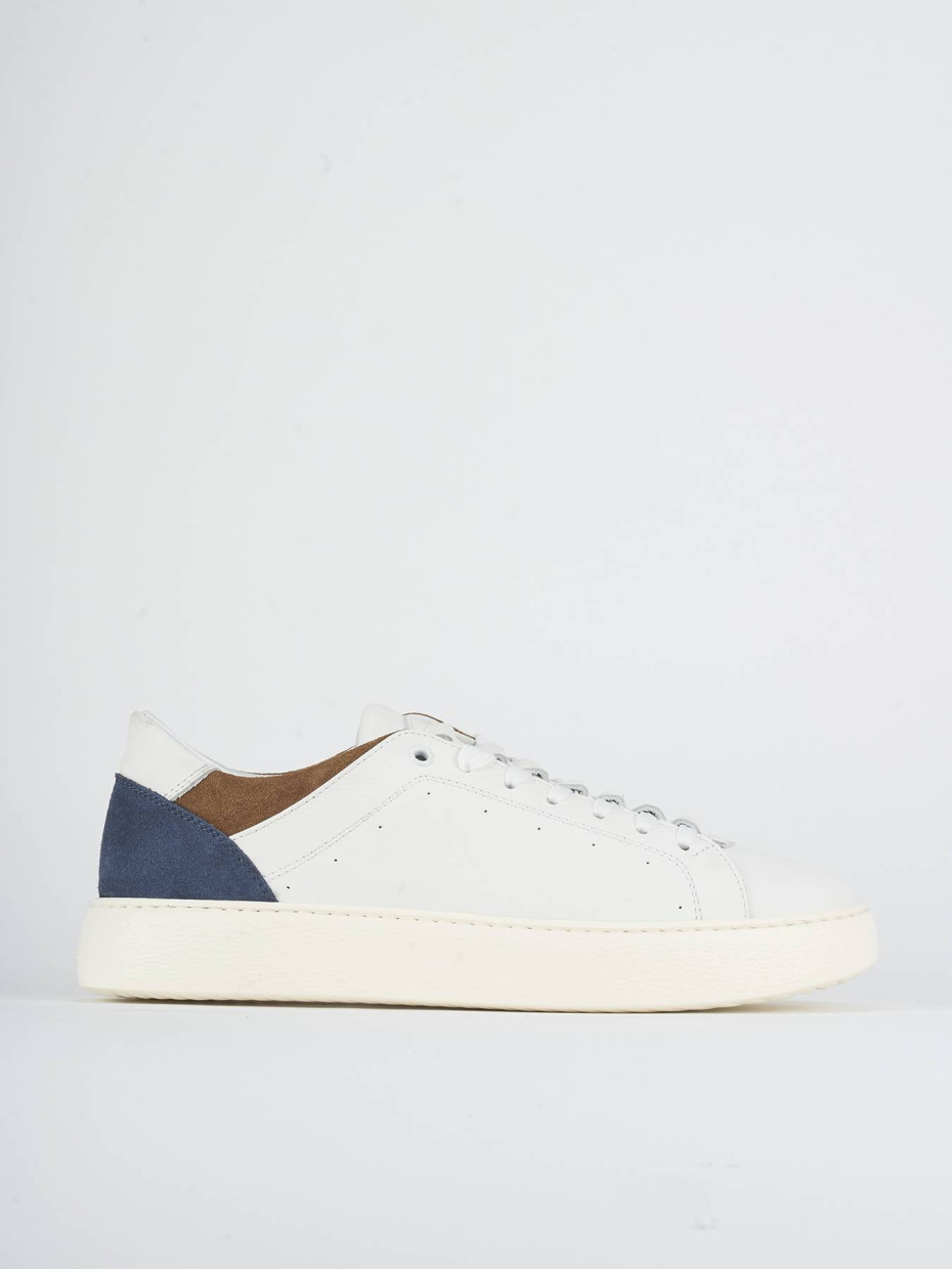 Zapatillas deportivas blanco cuero