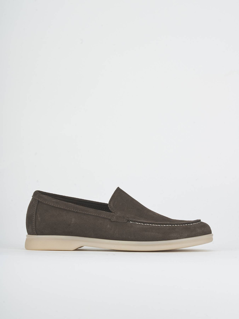 Mocasines marrón oscuro ante