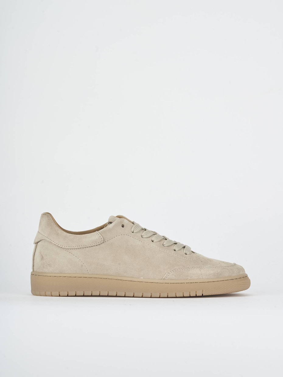Sneakers camoscio beige