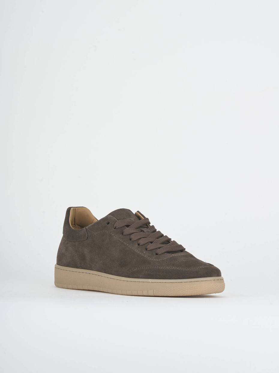 Sneakers dark brown suede