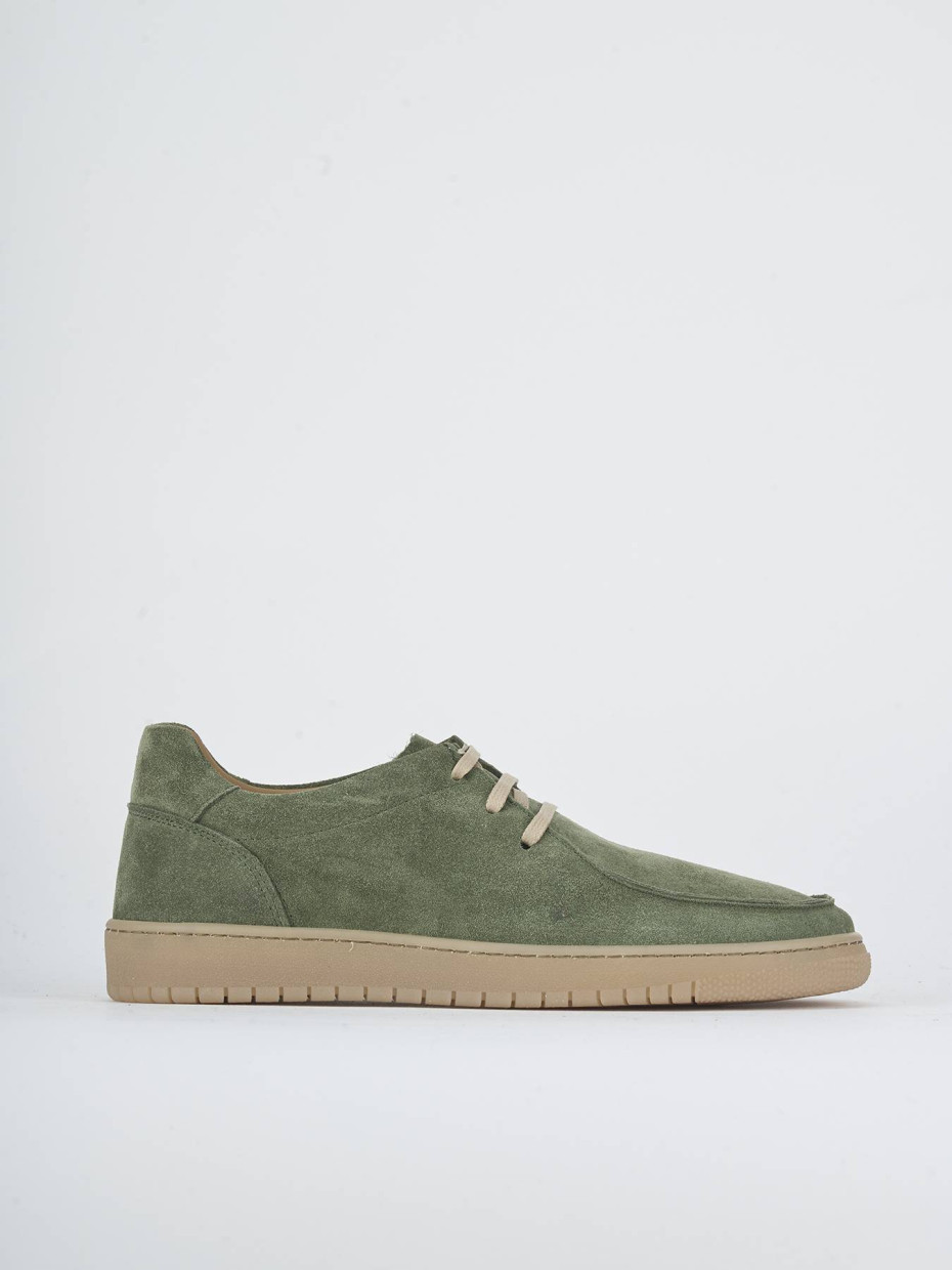 Sneakers camoscio verde