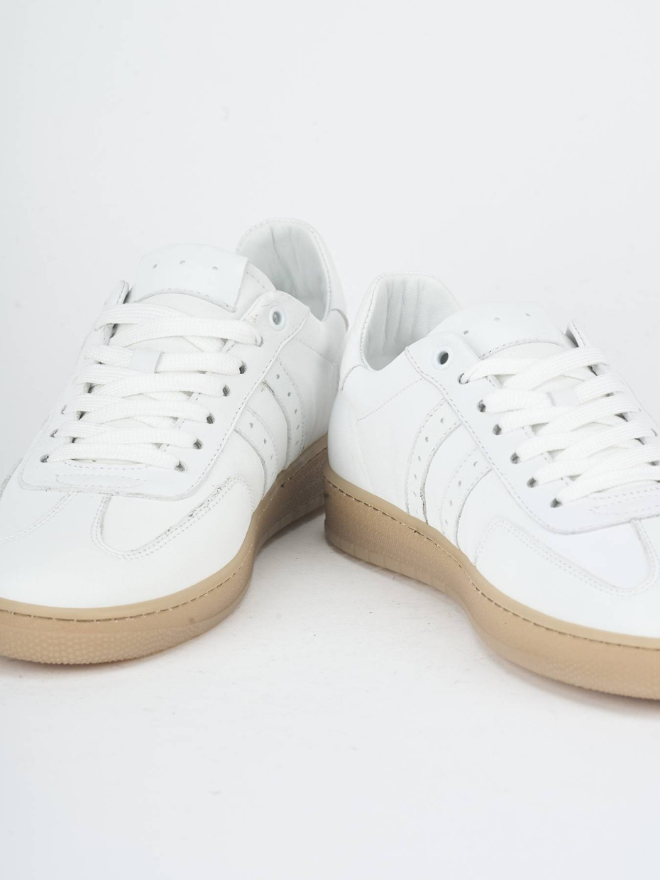 Sneakers pelle bianco