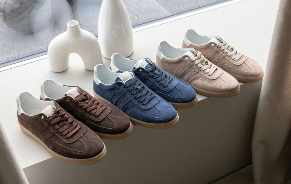 Sneakers camoscio testa