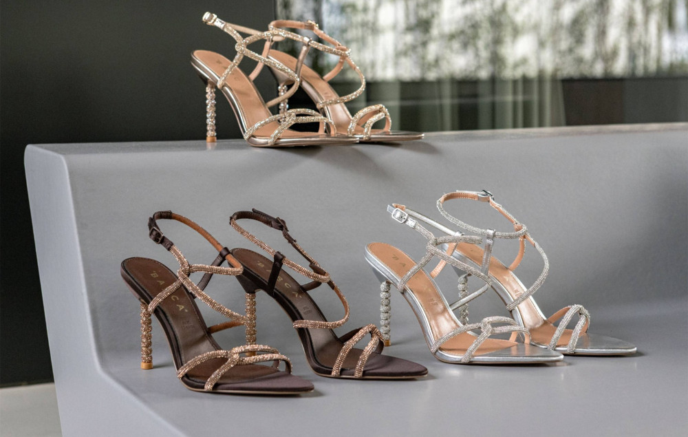 Sandalias de tacón alto tacón 8 cm marrón oscuro ante