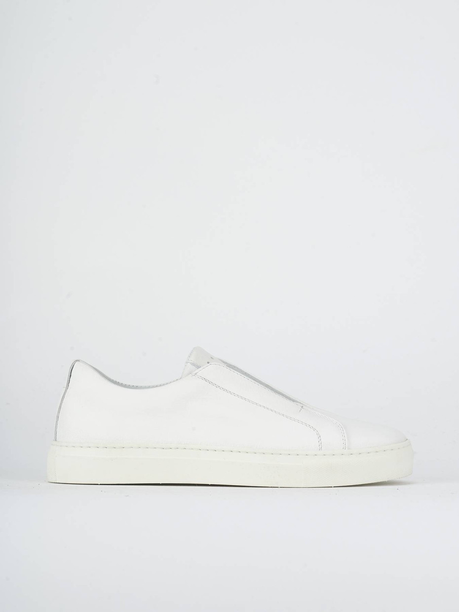 Zapatillas deportivas blanco cuero