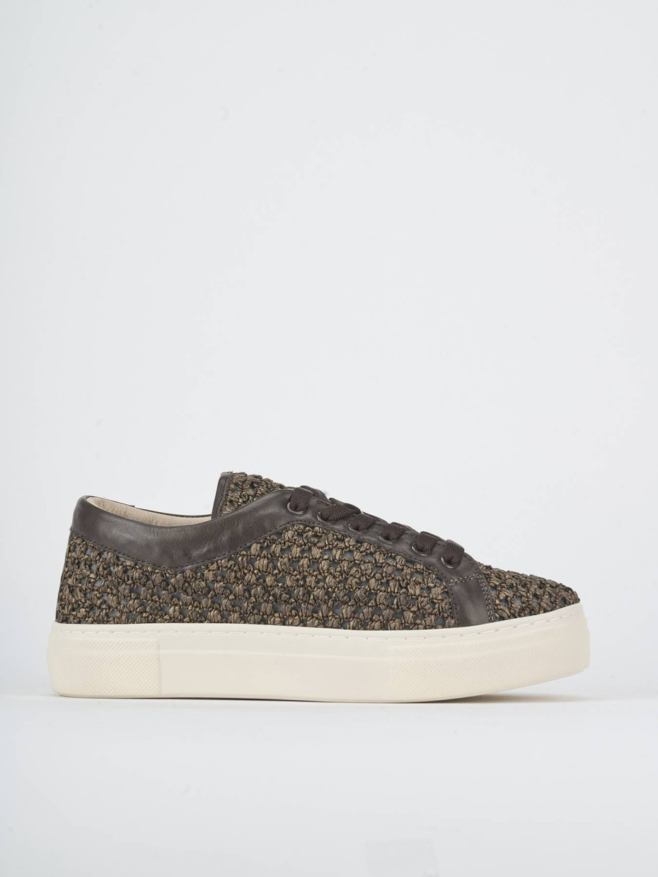 Sneakers dark brown leather