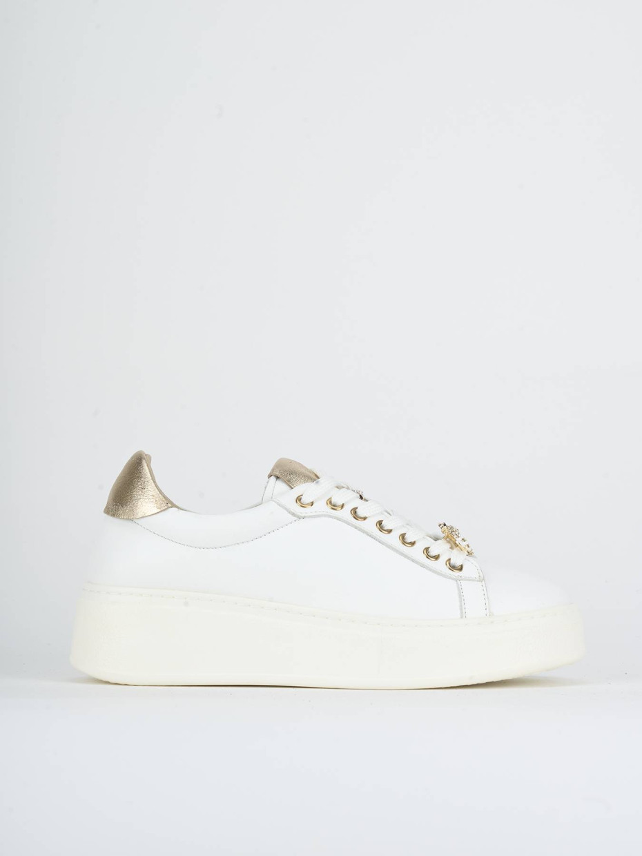 Sneakers pelle bianco