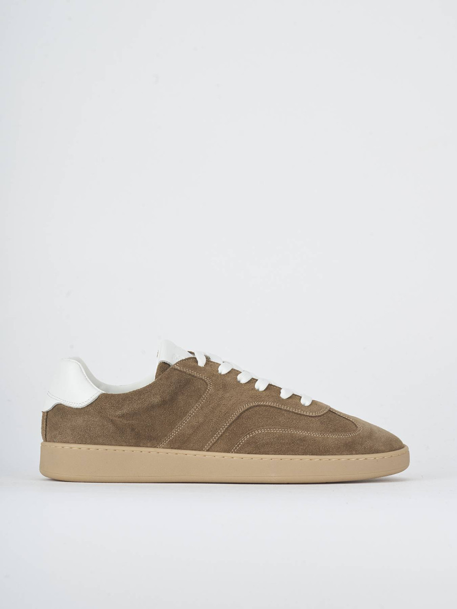 Sneakers camoscio marrone