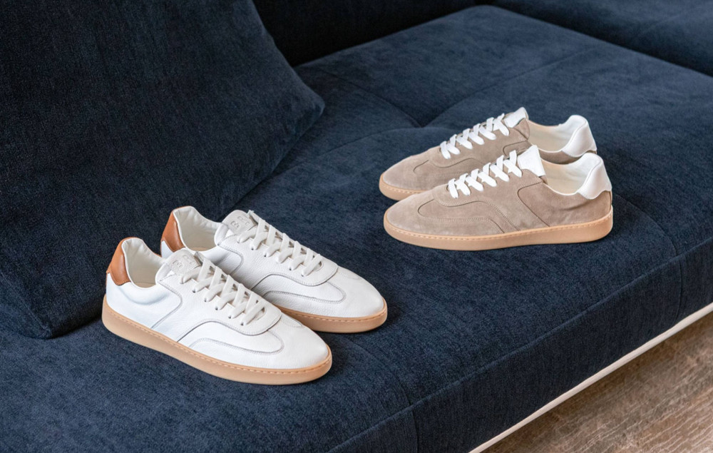 Sneakers pelle bianco