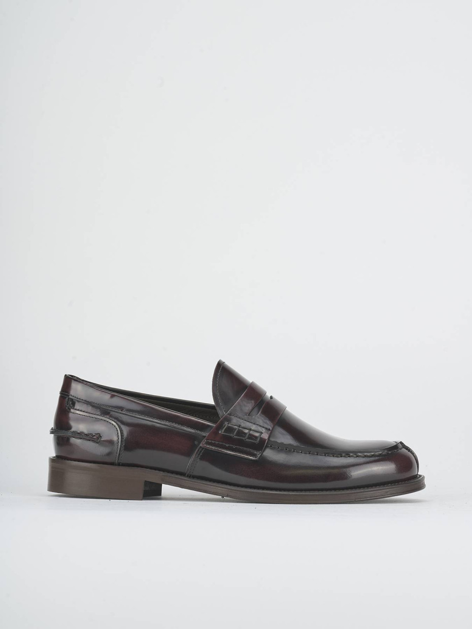 Loafers bordeaux leather