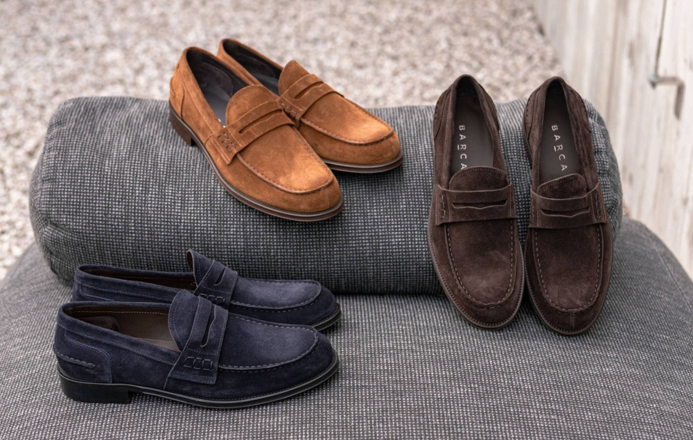 Mocasines marrón oscuro ante