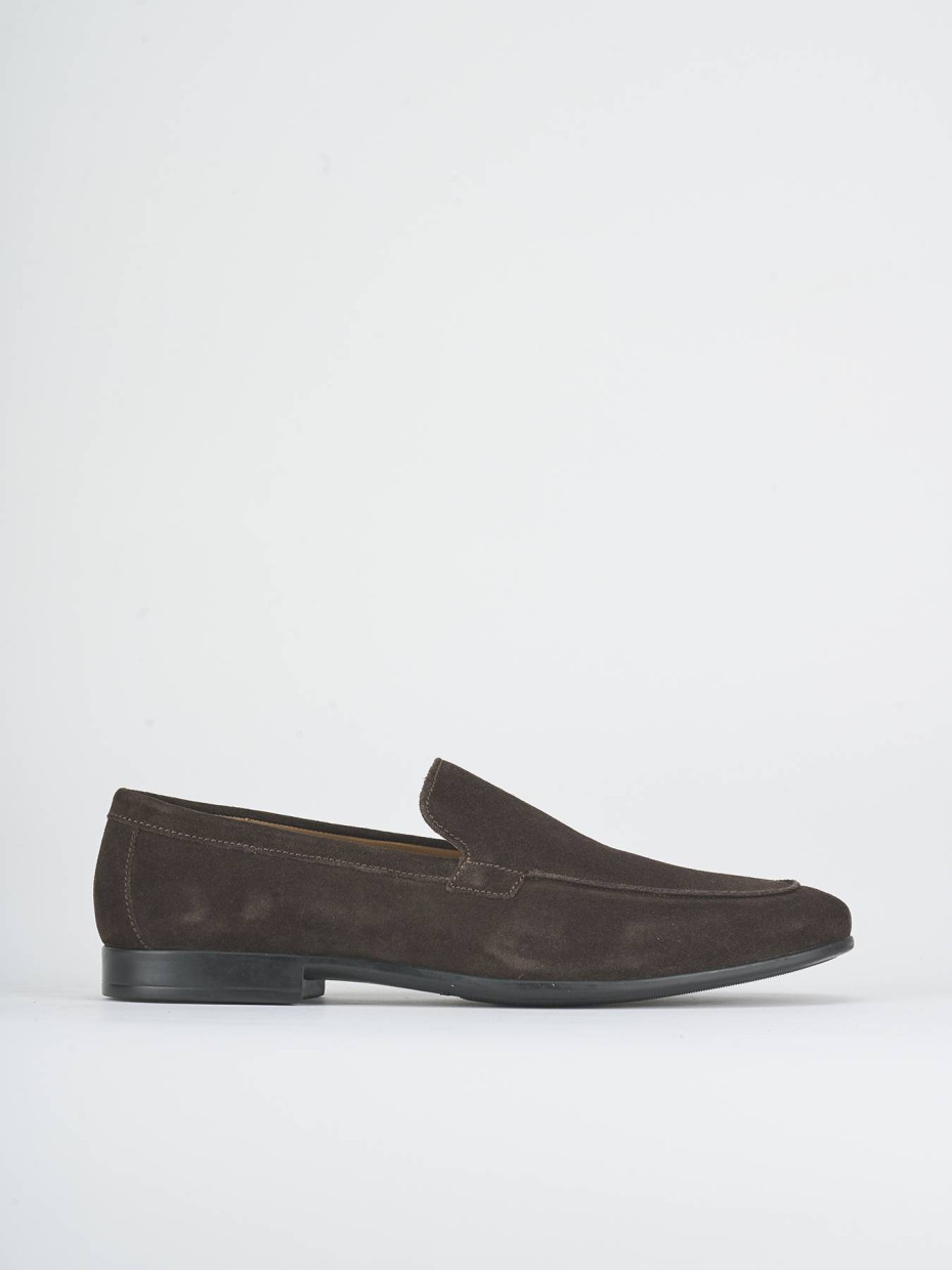 Mocasines marrón oscuro ante