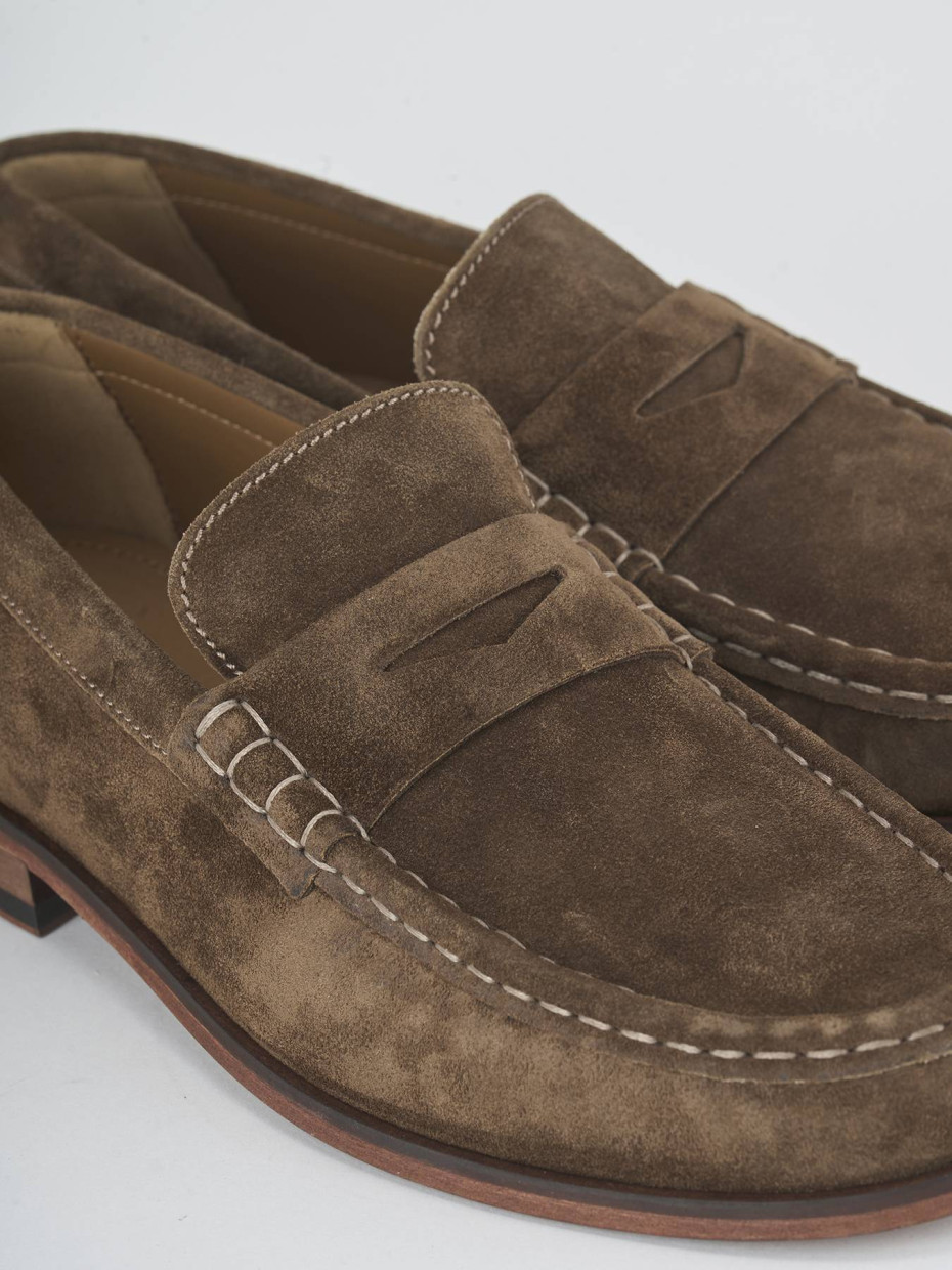 Mocasines marrón ante