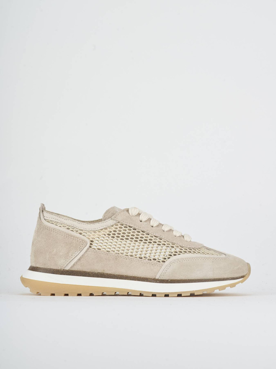Sneakers beige suede