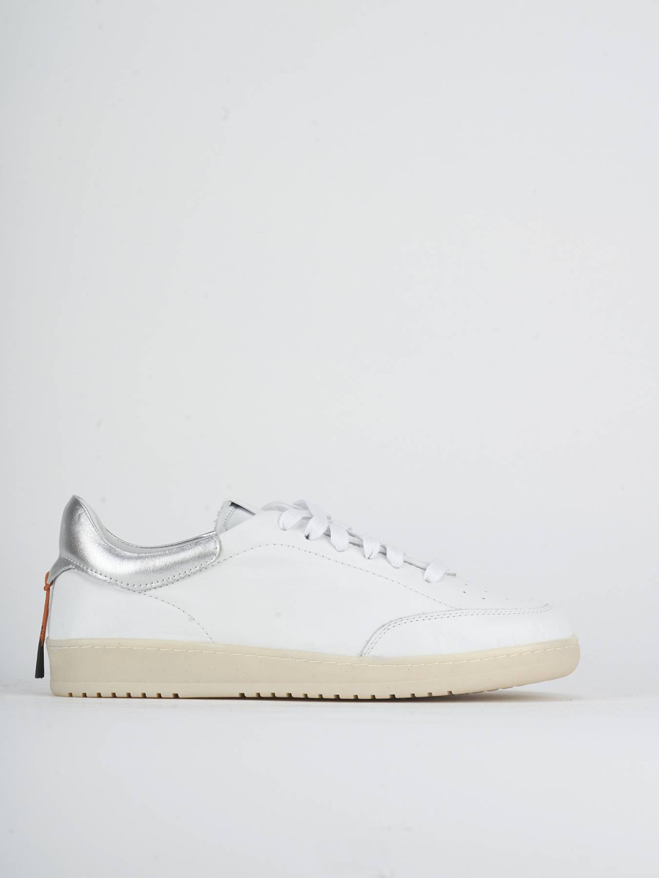 Zapatillas deportivas blanco cuero