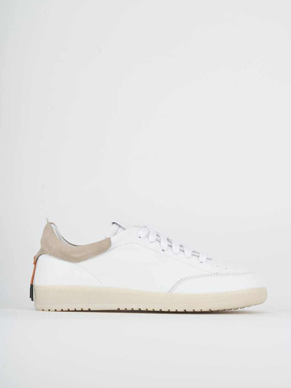 Zapatillas deportivas blanco cuero
