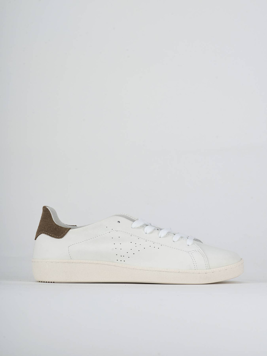 Zapatillas deportivas blanco cuero