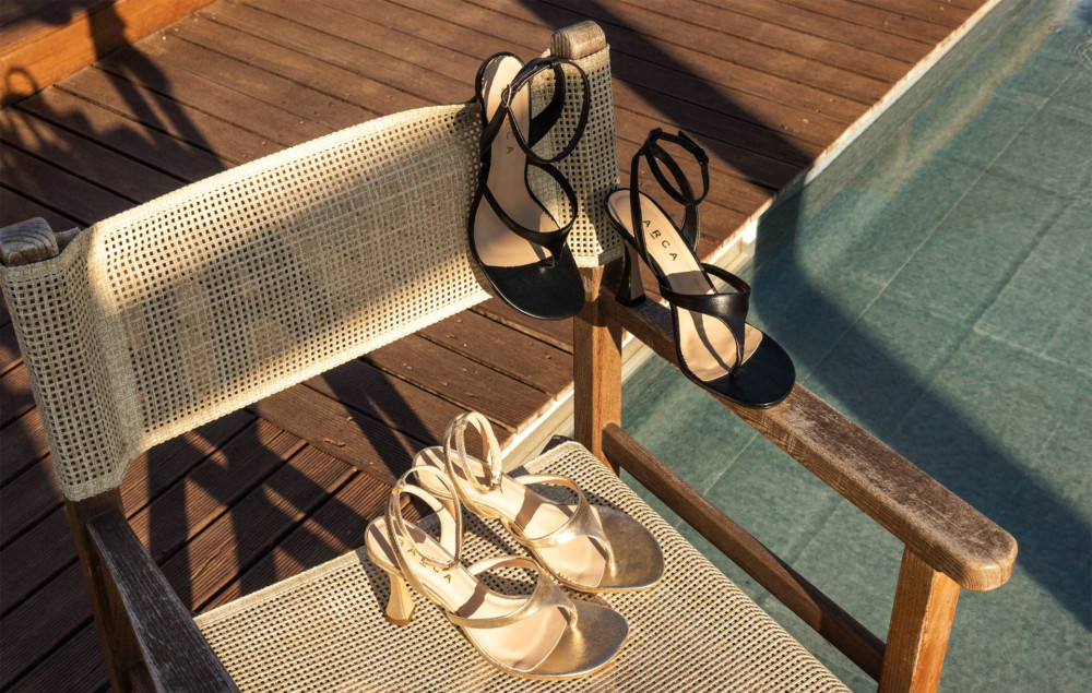 Sandalias de tacón alto tacón 9 cm negro cuero