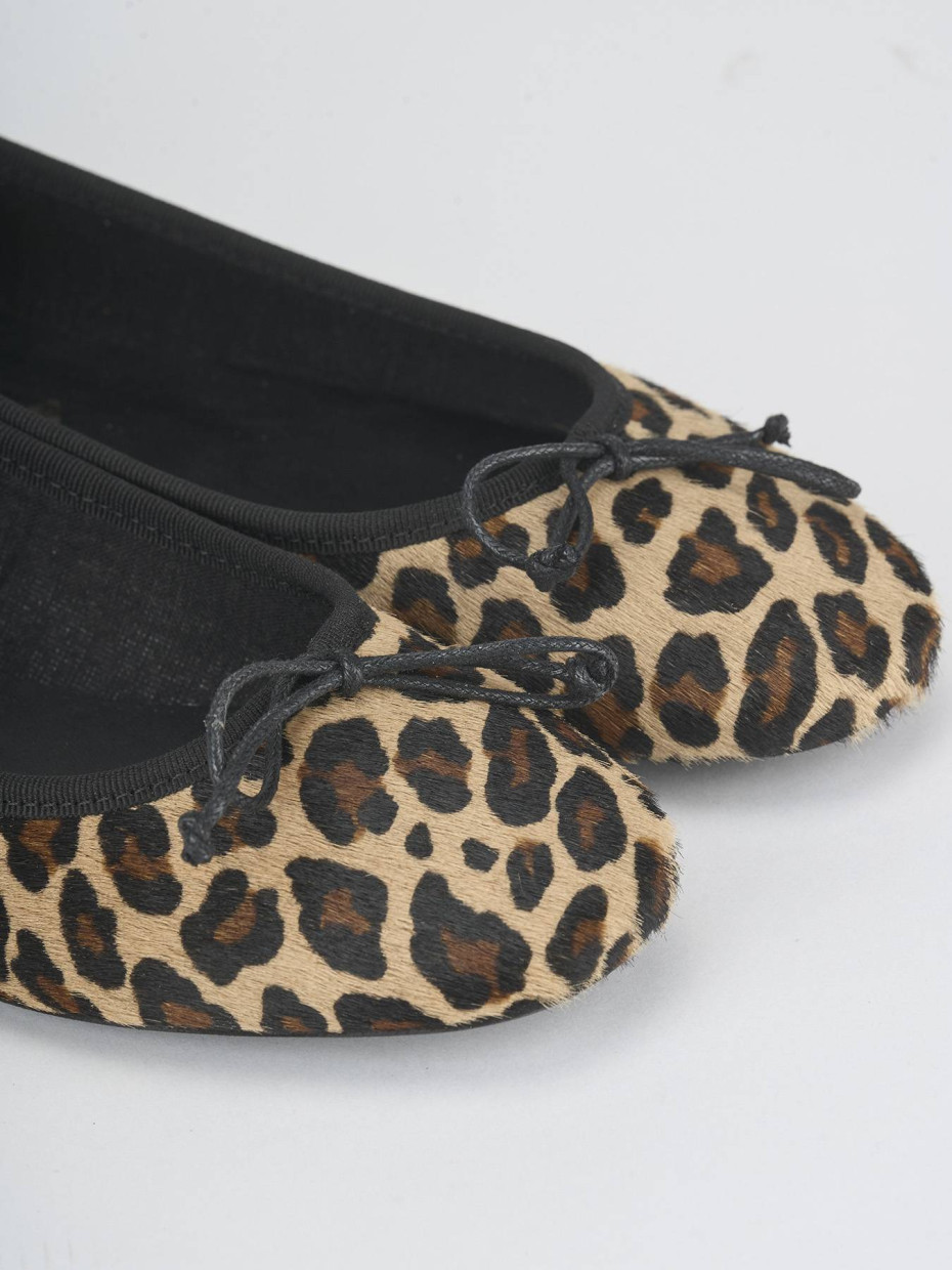 Flat shoes heel 1 cm multicolor horsy