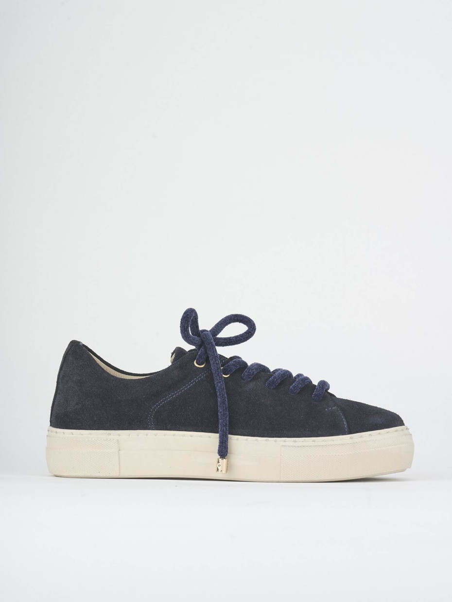 Sneakers blu suede