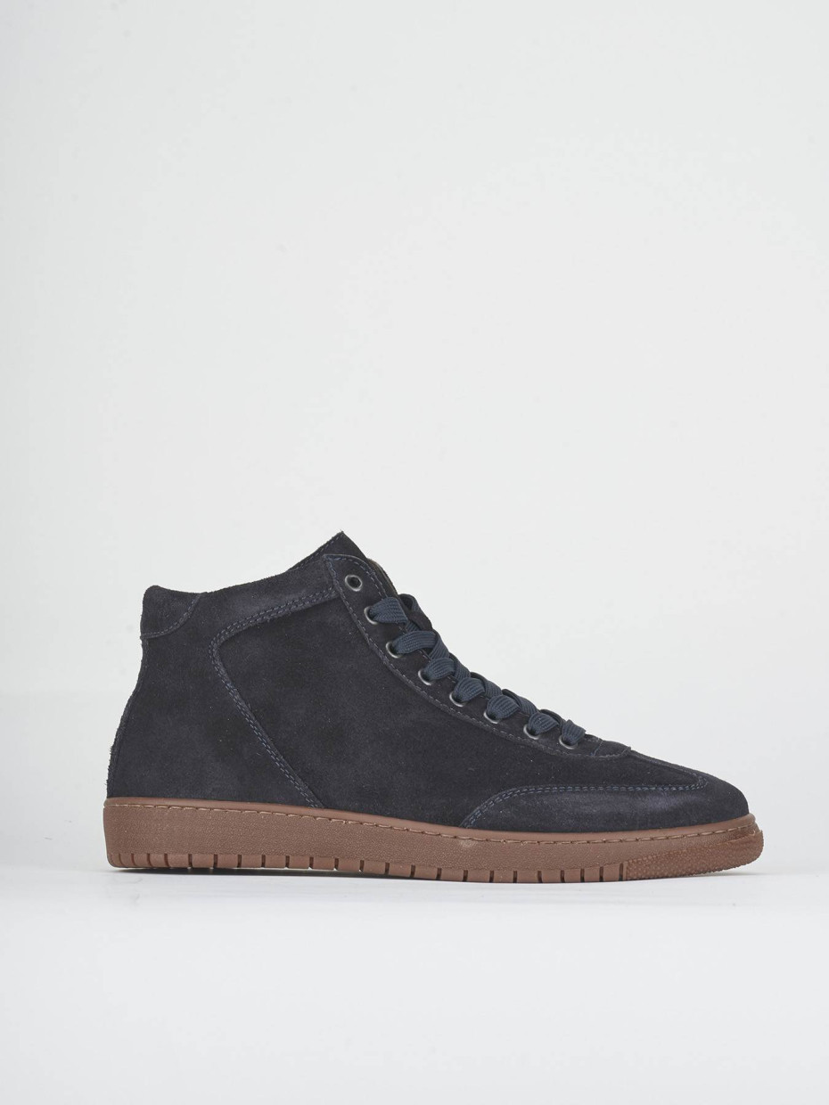 Sneakers camoscio blu