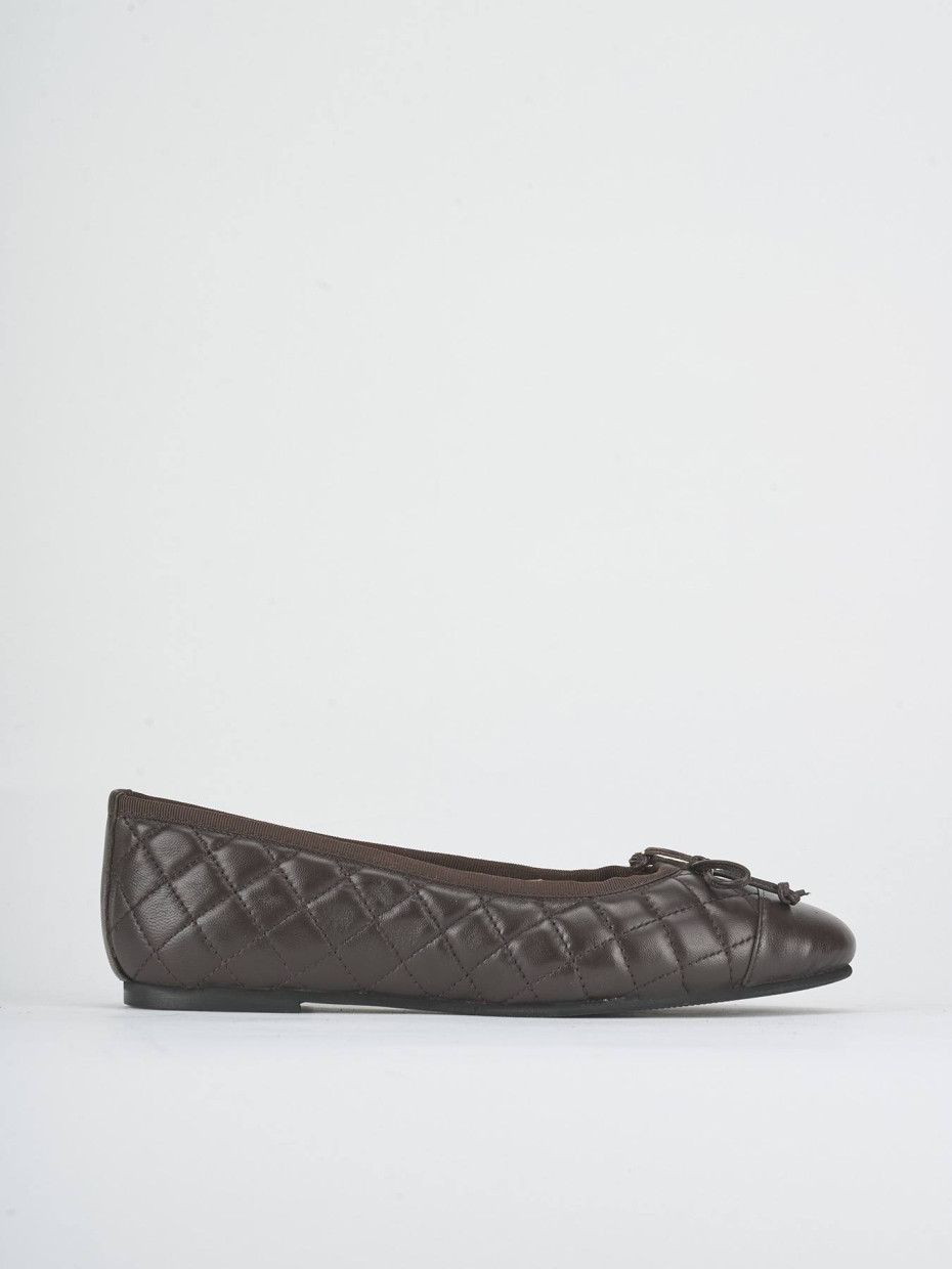 Ballerine tacco 1cm pelle testa