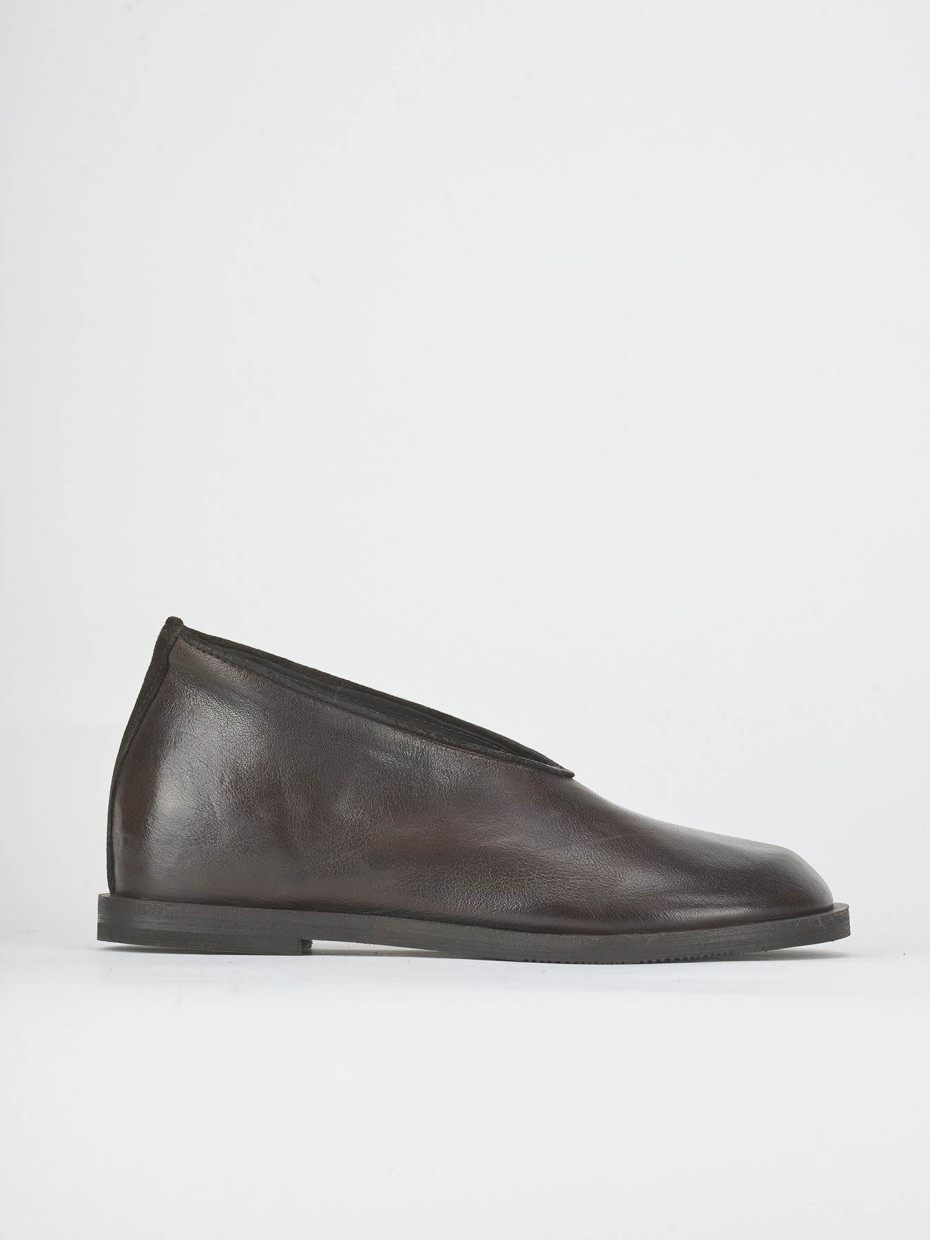 Stivaletti tacco 2cm pelle testa