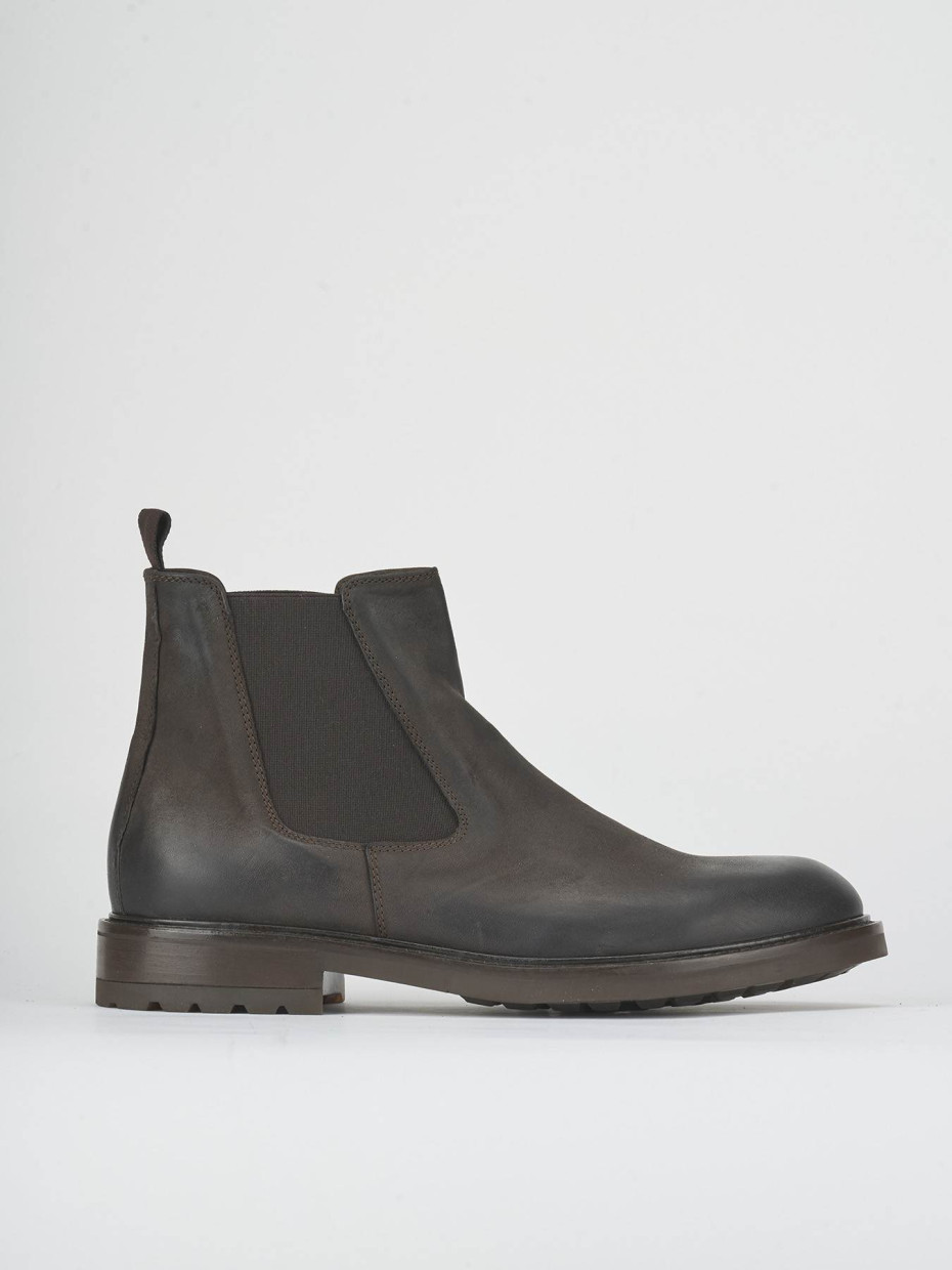Botines marrón oscuro nobuk