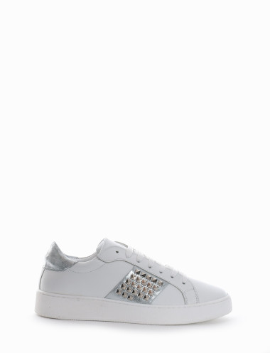 Sneakers blanco cuero