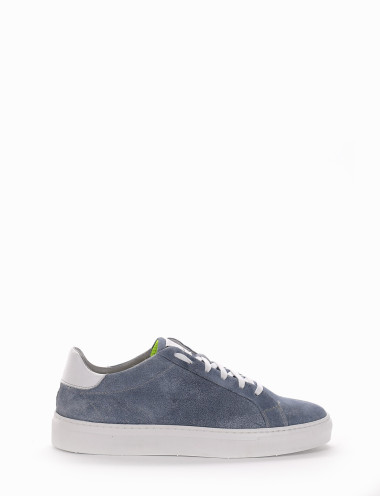 Sneakers blu suede